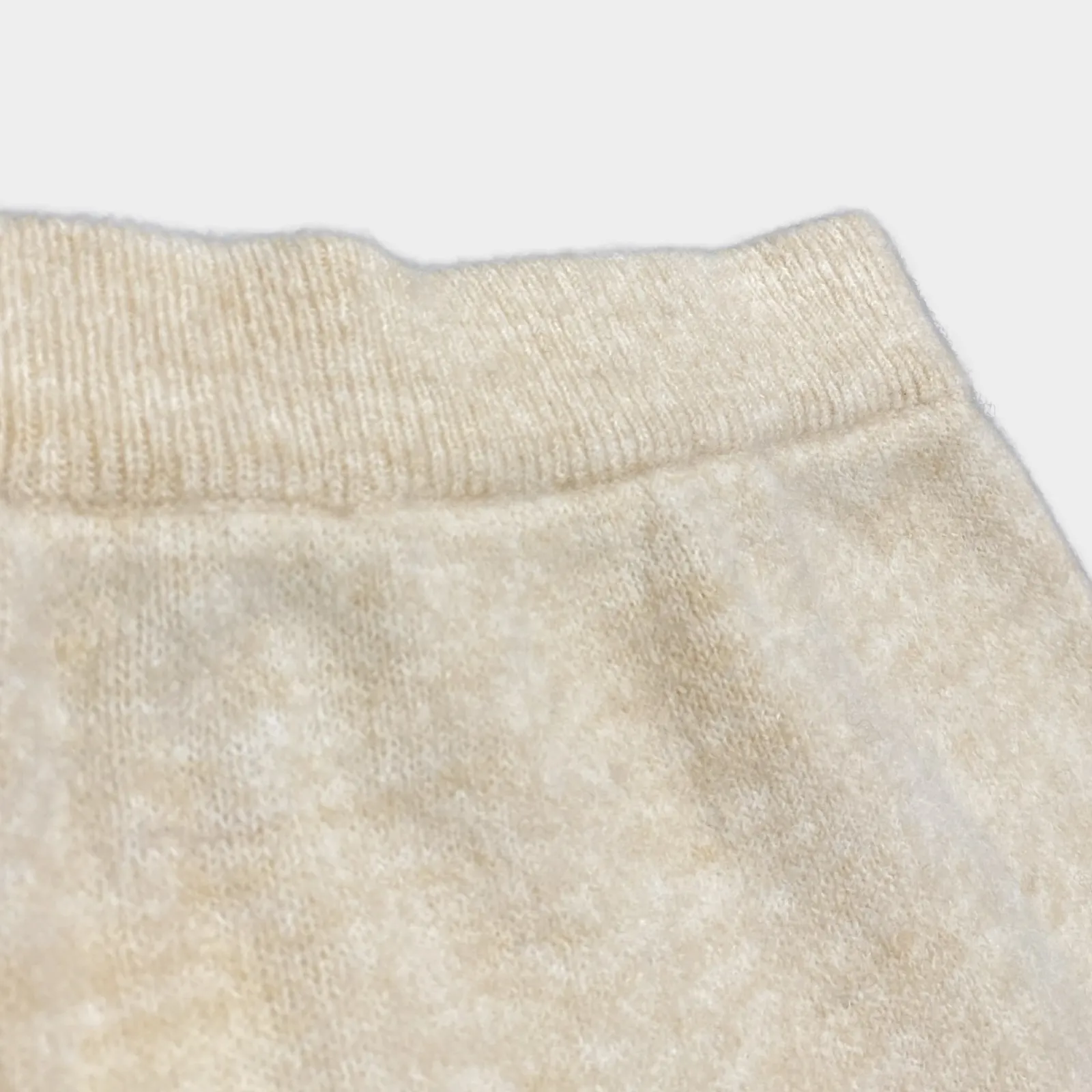 Nanushka women's beige acrylic and wool maxi skirt