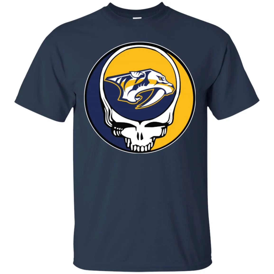 Nashville Predators Grateful Dead Steal Your Face Hockey Nhl Shirts