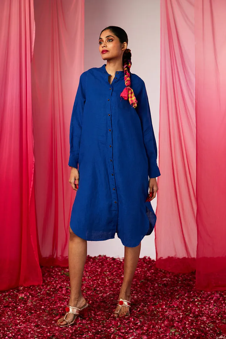 Neelam Linen Shirt Dress