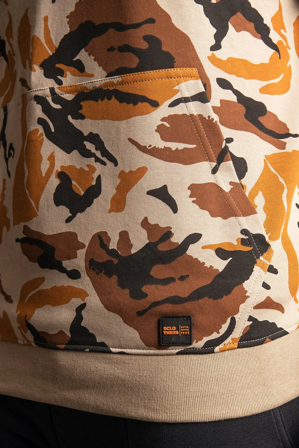 Nomad & Orange Camo Pullover Hoodie - W23 - MH0065R