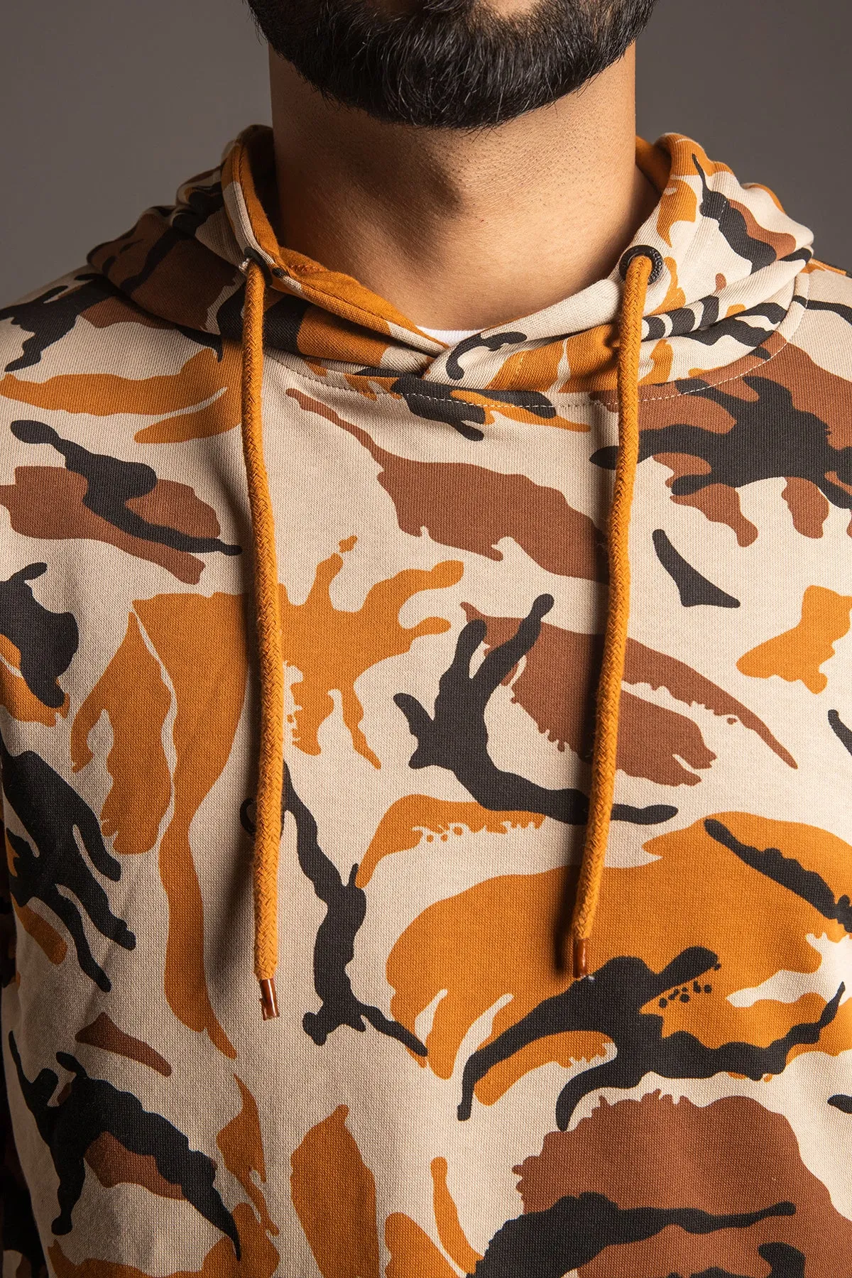 Nomad & Orange Camo Pullover Hoodie - W23 - MH0065R