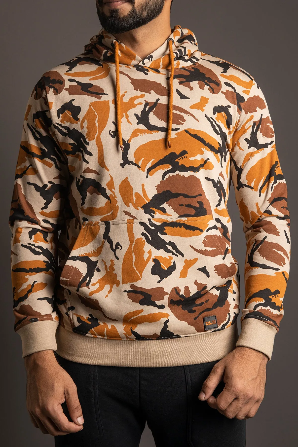 Nomad & Orange Camo Pullover Hoodie - W23 - MH0065R