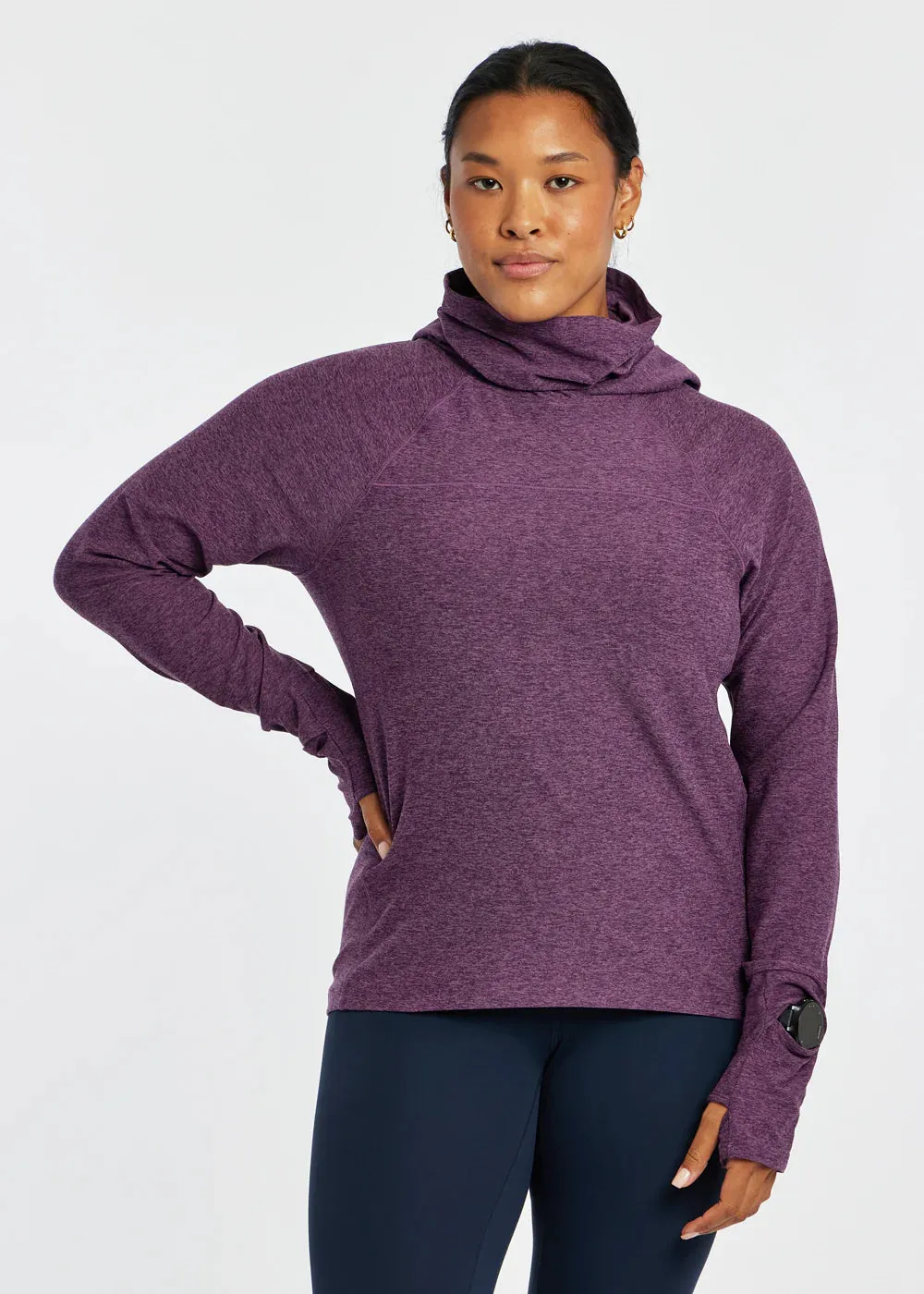 Oiselle | Lux Highline Hoodie | Women's | Dusk