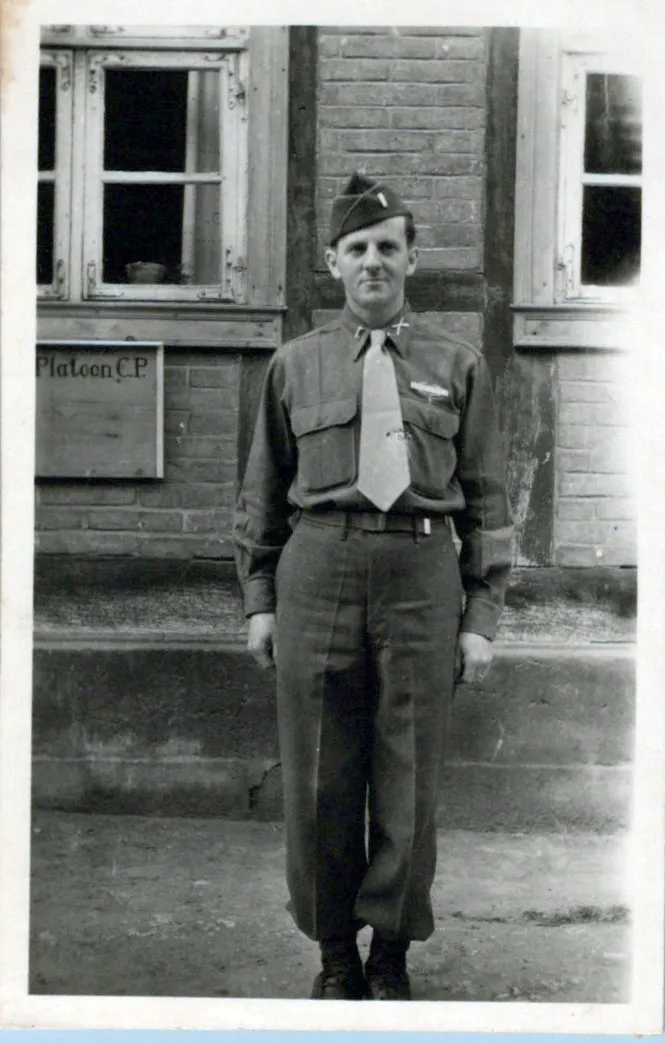 Original U.S. WWII 330th Infantry Regiment 83rd Division Infantry Platoon Leader’s “Untouched” Trunk Grouping - Lt. Donald Lebo