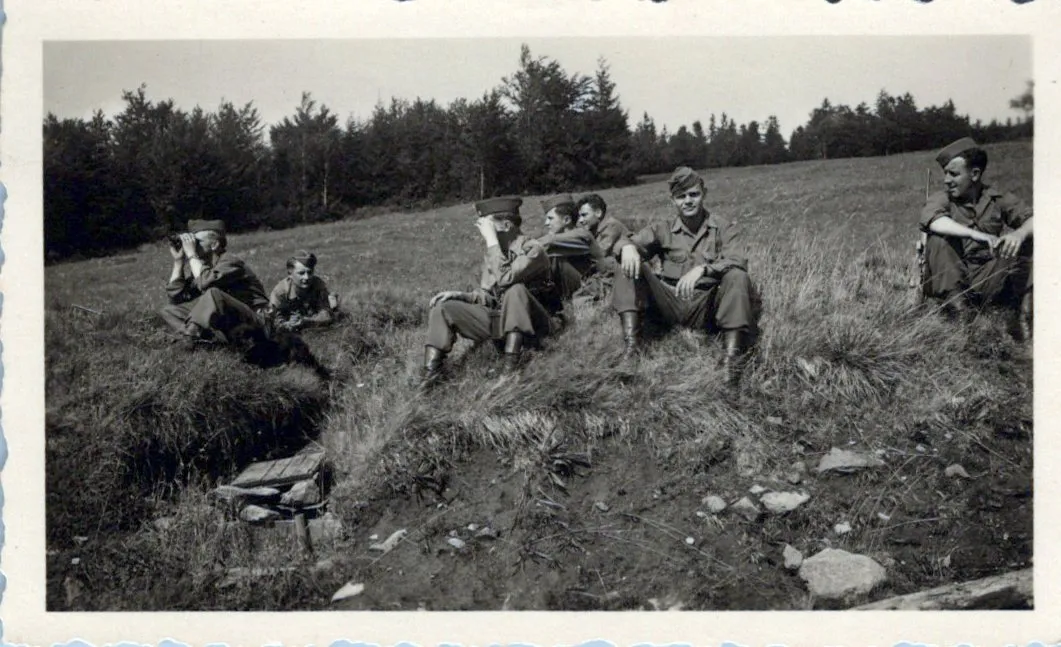 Original U.S. WWII 330th Infantry Regiment 83rd Division Infantry Platoon Leader’s “Untouched” Trunk Grouping - Lt. Donald Lebo