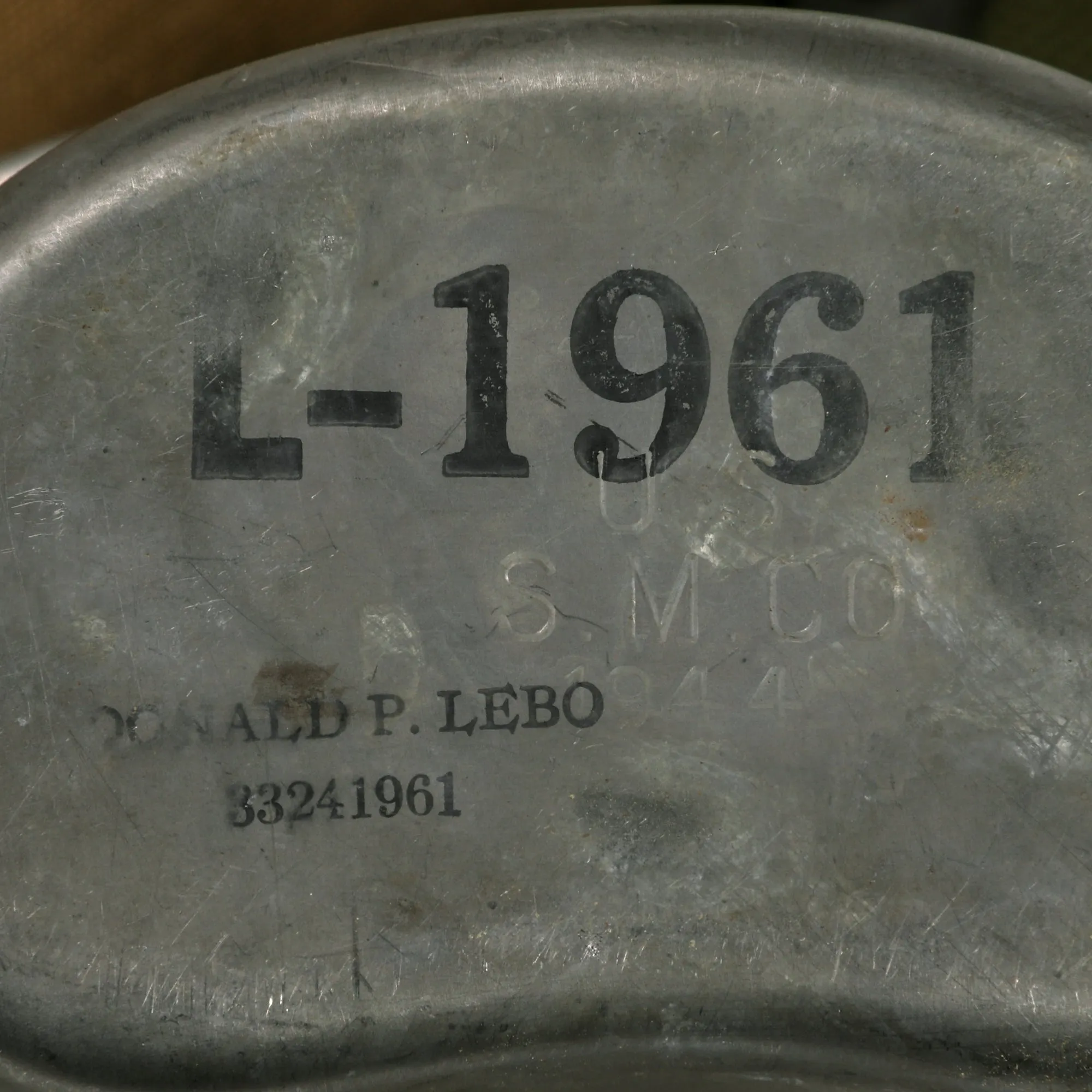 Original U.S. WWII 330th Infantry Regiment 83rd Division Infantry Platoon Leader’s “Untouched” Trunk Grouping - Lt. Donald Lebo