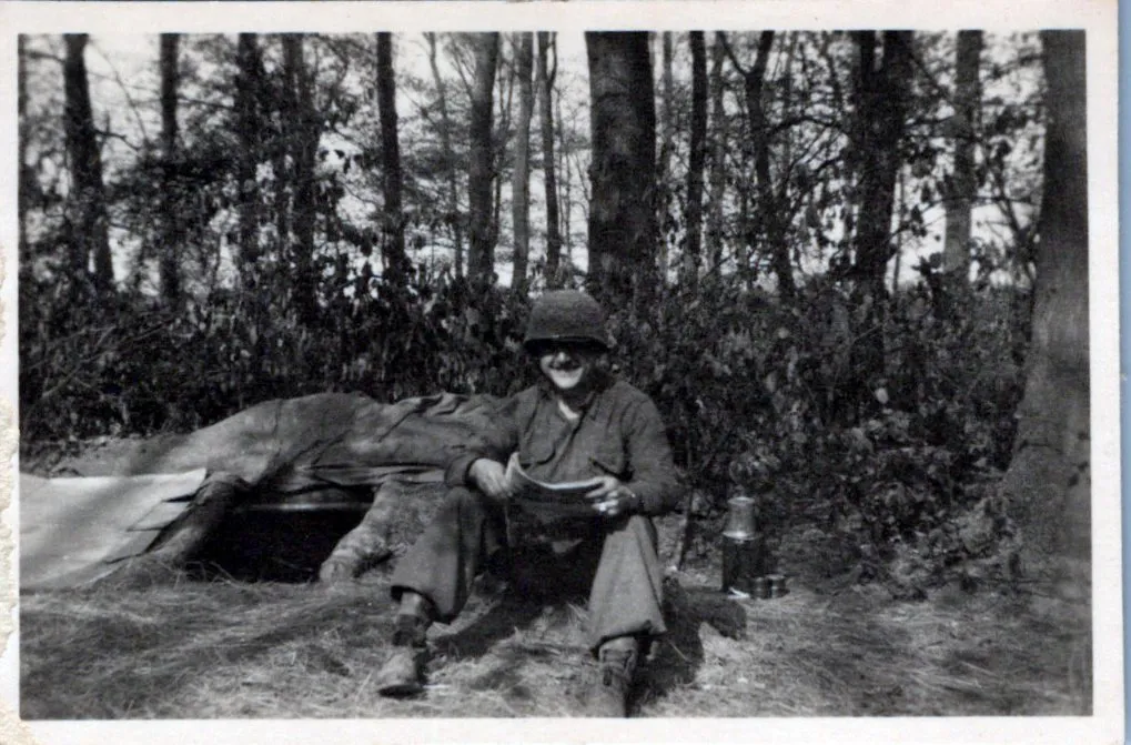 Original U.S. WWII 330th Infantry Regiment 83rd Division Infantry Platoon Leader’s “Untouched” Trunk Grouping - Lt. Donald Lebo