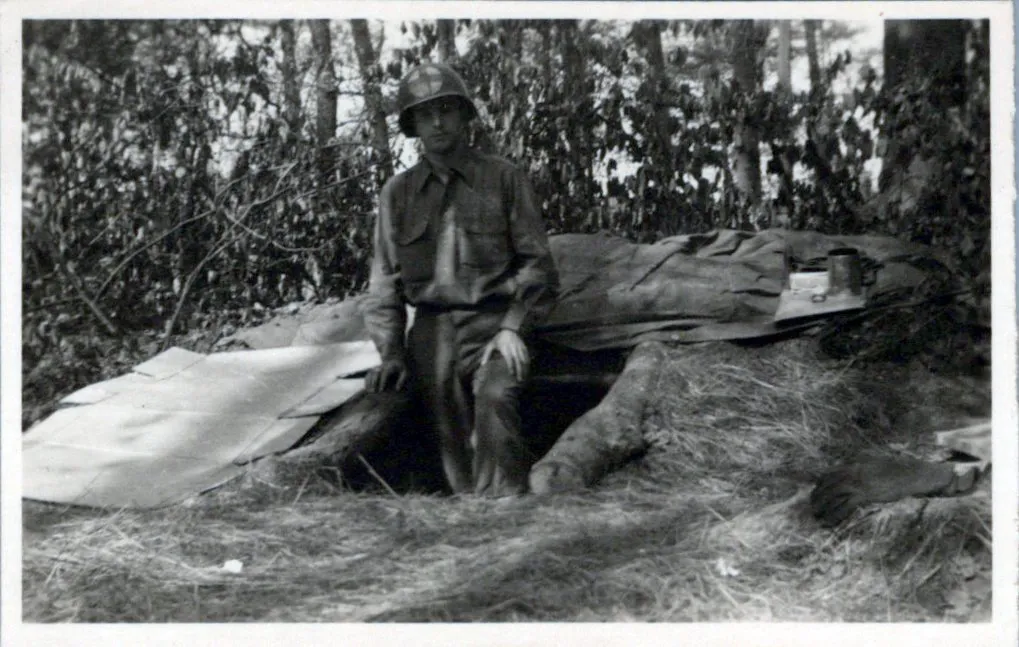 Original U.S. WWII 330th Infantry Regiment 83rd Division Infantry Platoon Leader’s “Untouched” Trunk Grouping - Lt. Donald Lebo