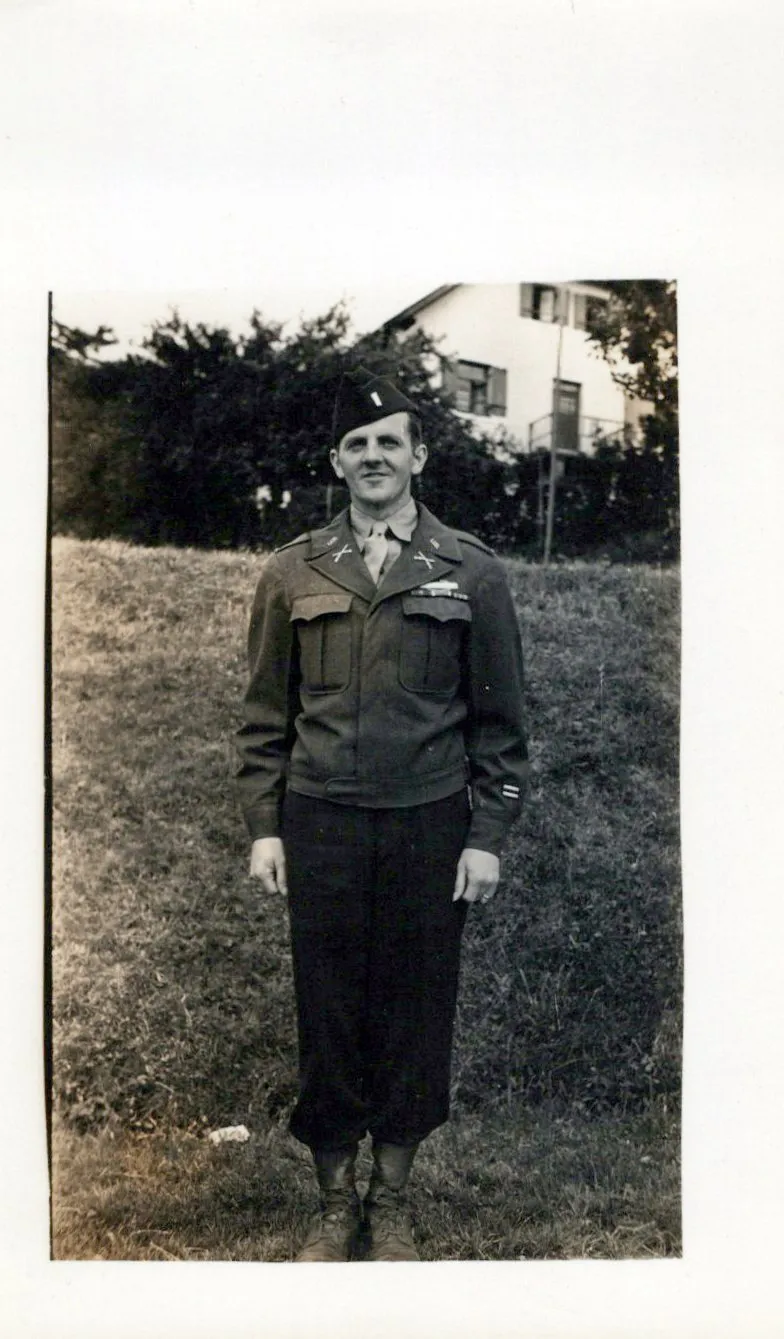 Original U.S. WWII 330th Infantry Regiment 83rd Division Infantry Platoon Leader’s “Untouched” Trunk Grouping - Lt. Donald Lebo