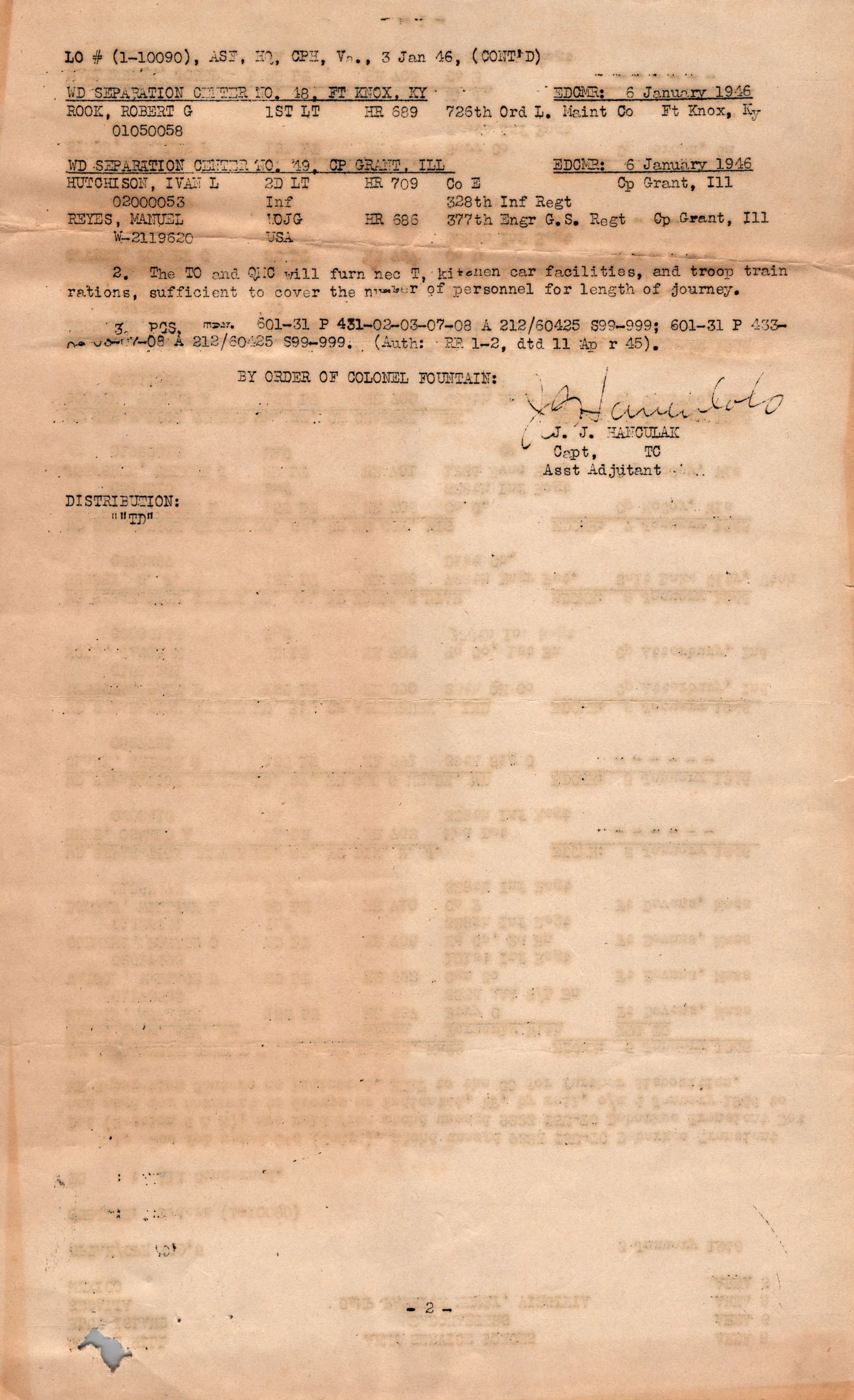 Original U.S. WWII 330th Infantry Regiment 83rd Division Infantry Platoon Leader’s “Untouched” Trunk Grouping - Lt. Donald Lebo