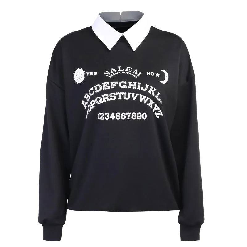 Oversized Hoodies Streetwear Chic Letter Print Long Sleeve Hoodies