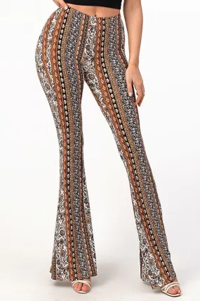 Palazzo Pants - Black Brown White