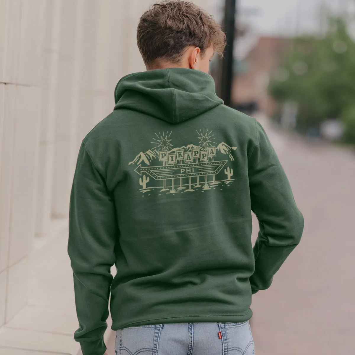 Pi Kapp Western Vintage Motel Hoodie