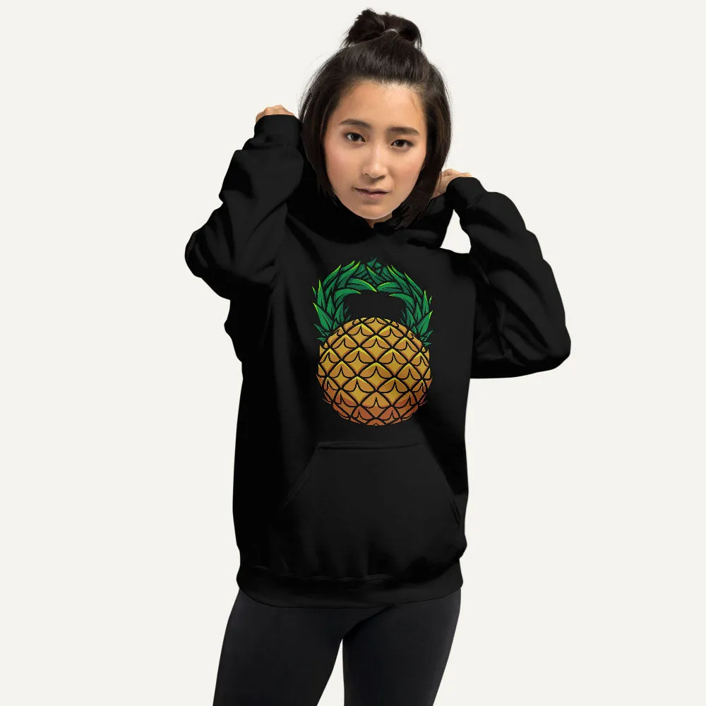 Pineapple Kettlebell Design Pullover Hoodie