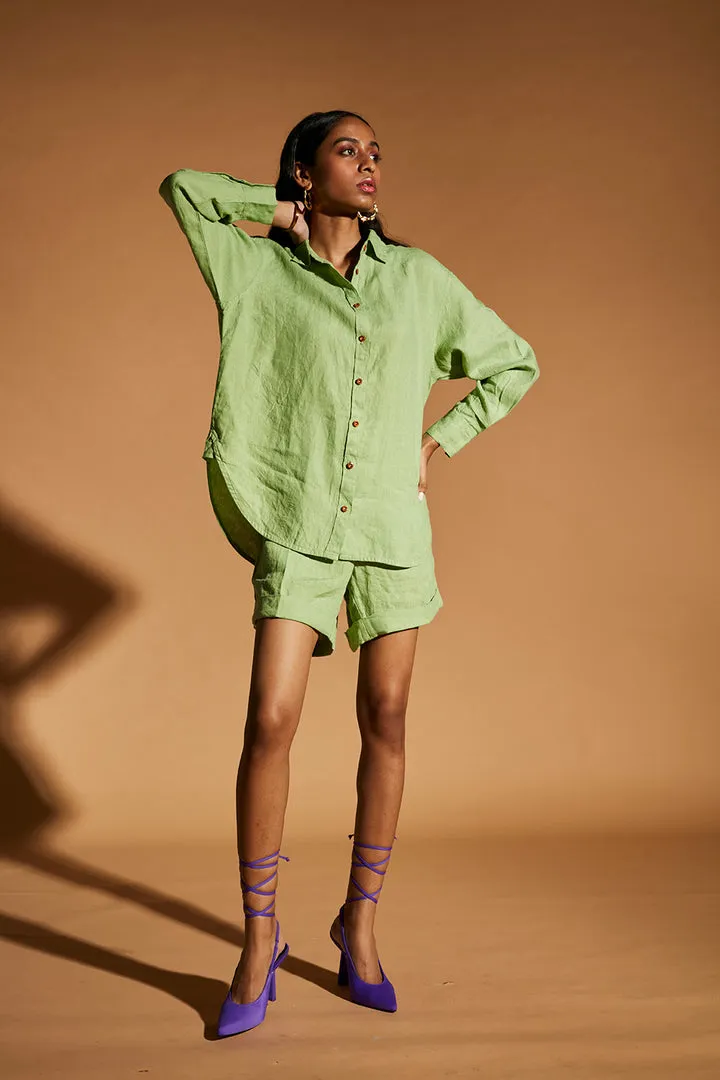 Pista Linen Oversized Shirt