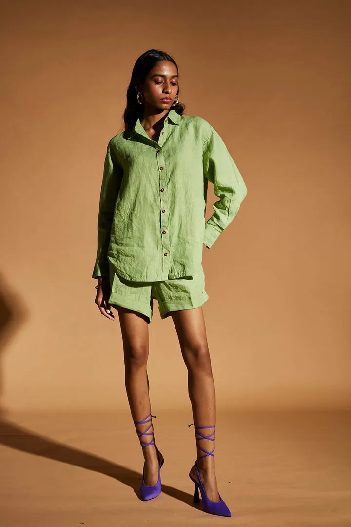 Pista Linen Oversized Shirt