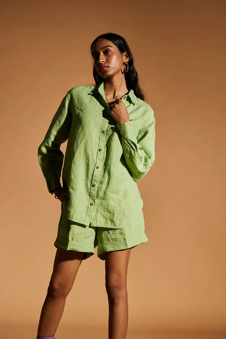 Pista Linen Oversized Shirt