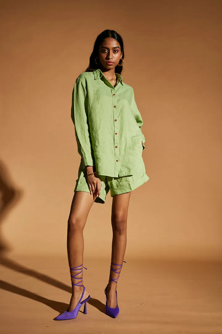 Pista Linen Oversized Shirt