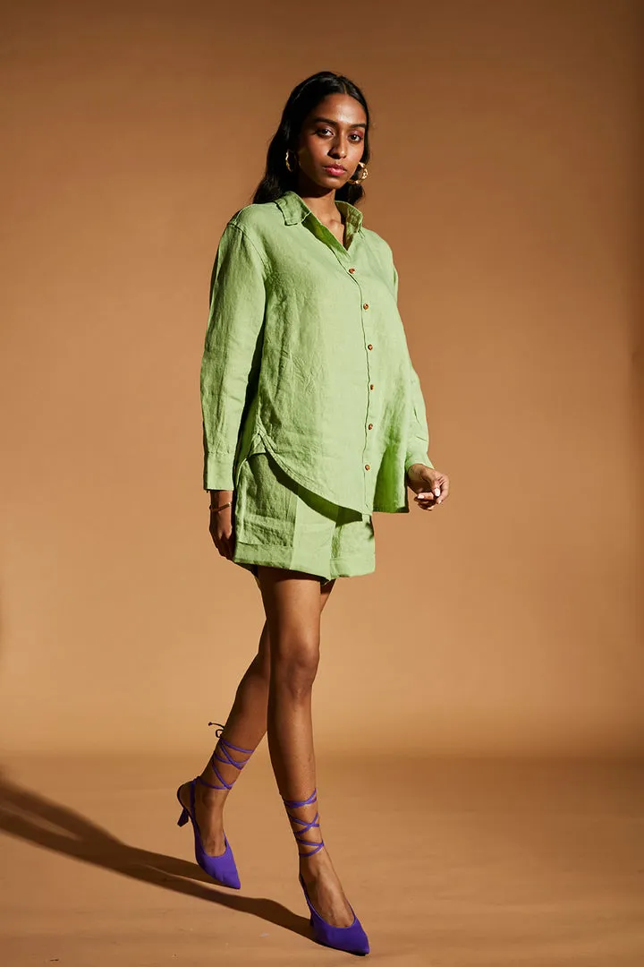 Pista Linen Oversized Shirt