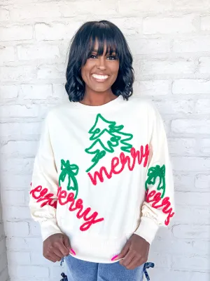 Queen Of Ornaments On The Christmas Tree Sweatshirt