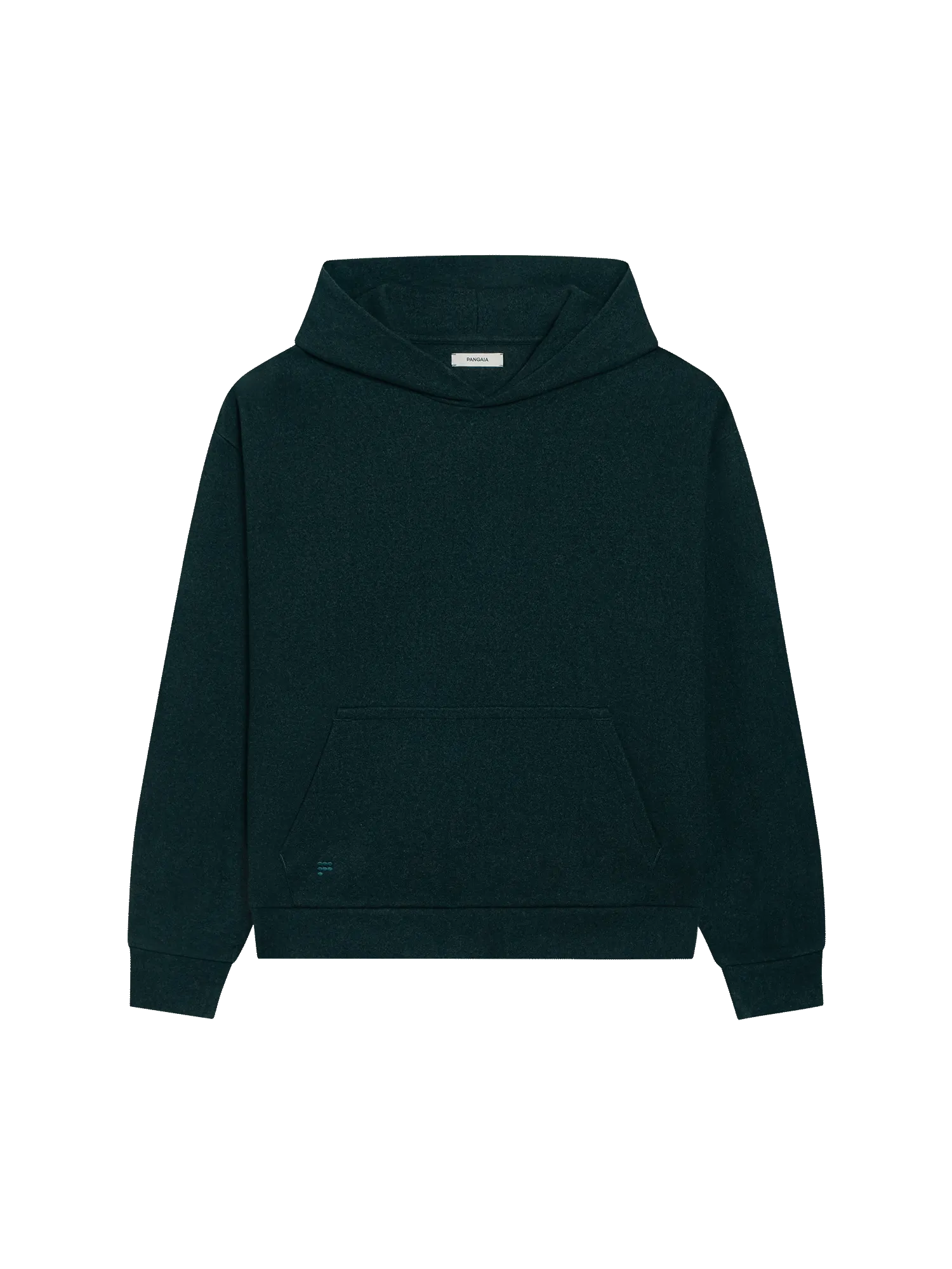 Recycled Wool Jersey Hoodie—foliage green