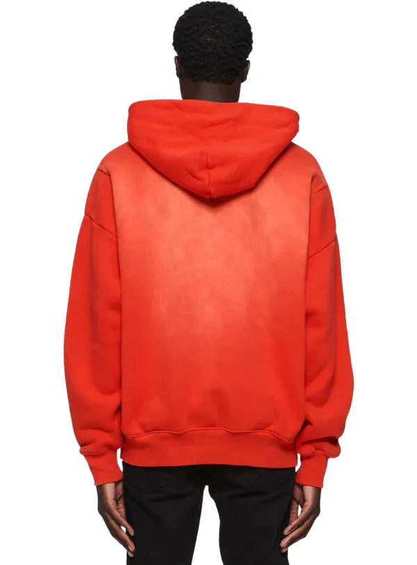 Red Circle Wordmark Hoody (Red) - PP401HFRW124