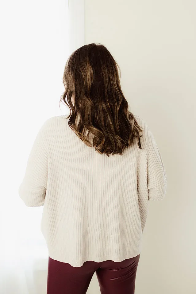 Relaxed Knit Boxy Sweater