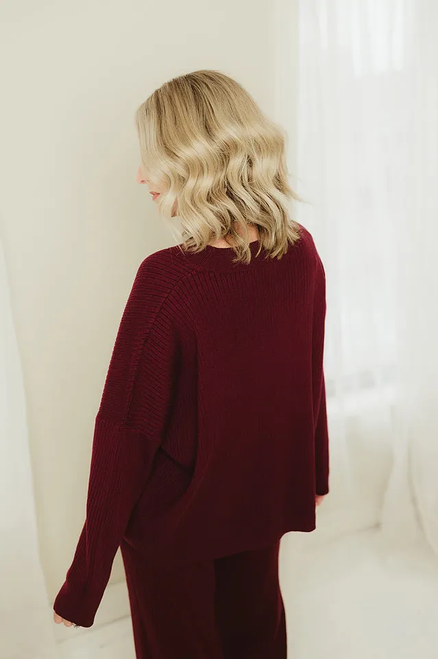 Relaxed Knit Boxy Sweater