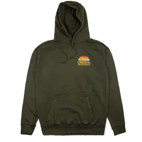 SAN ONOFRE SURF CO. OLD SCHOOL SUN HOODIE VINTAGE OLIVE