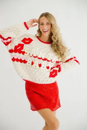 SANTA BABY CHRISTMAS SWEATER