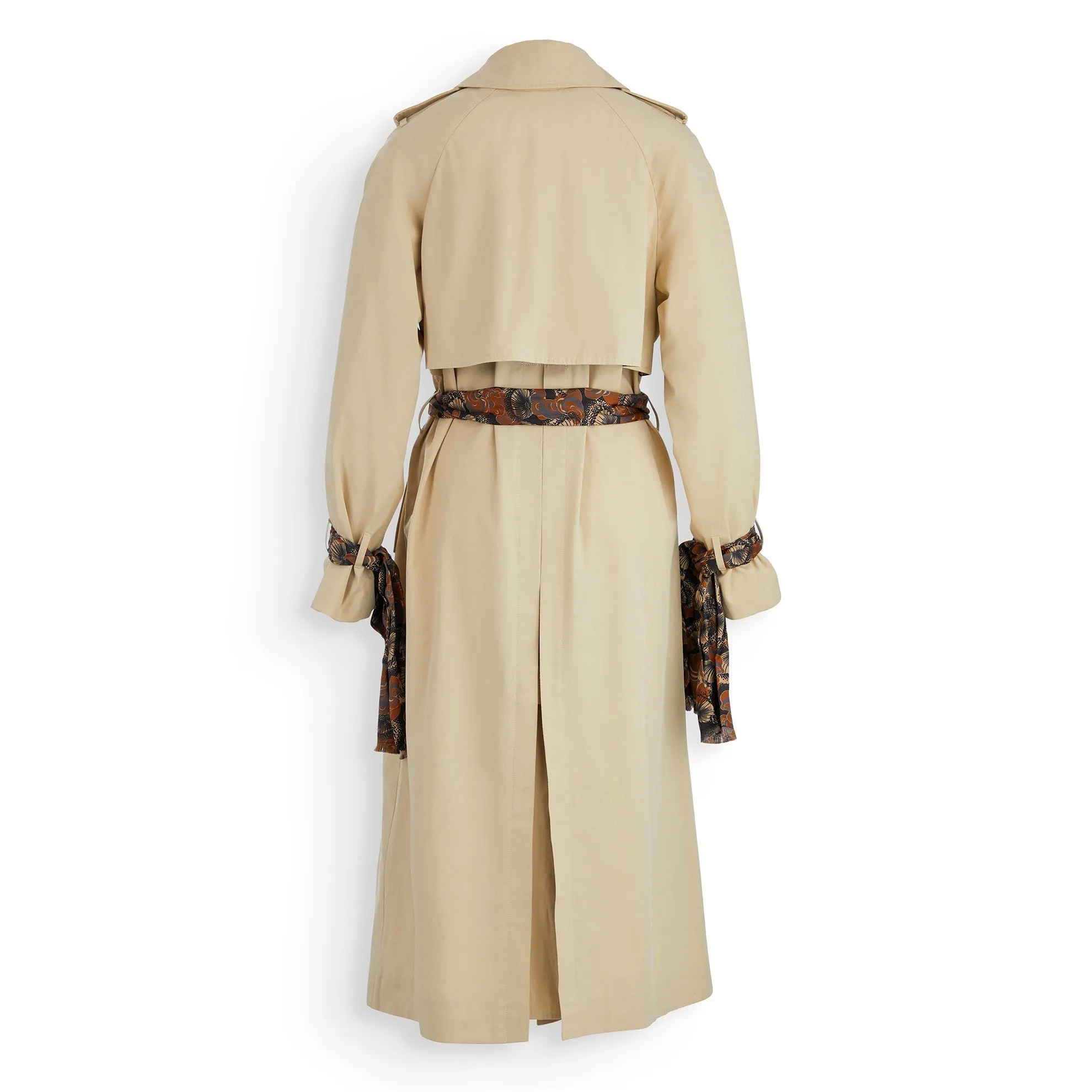 Scarf Tie Trench Coat