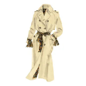 Scarf Tie Trench Coat