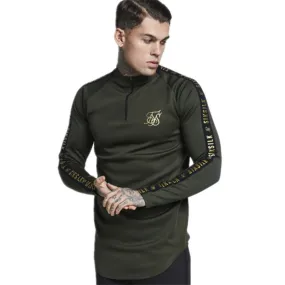 Solid Colour Stretch Turtleneck Long Sleeve Slim Style Men T-Shirt