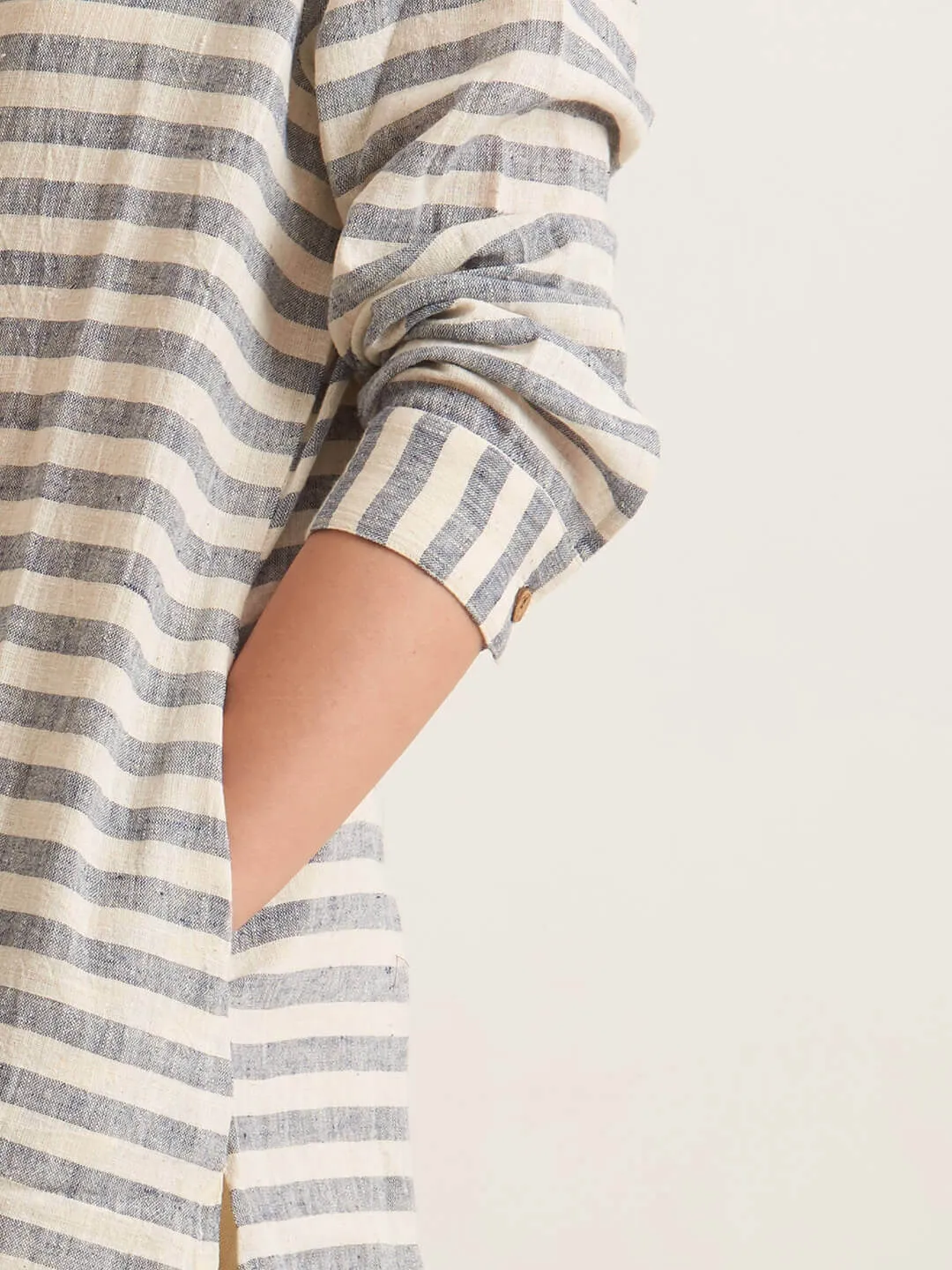 Striped shirt tunic