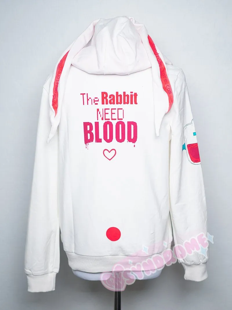 Suck Blood Bunny Ears Hoodie Sweater SD00343