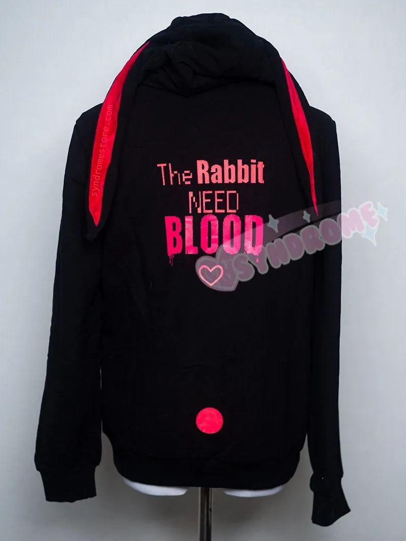 Suck Blood Bunny Ears Hoodie Sweater SD00343