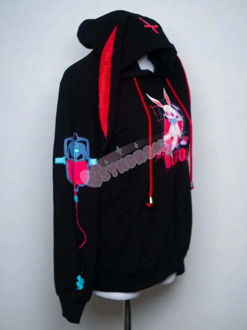 Suck Blood Bunny Ears Hoodie Sweater SD00343