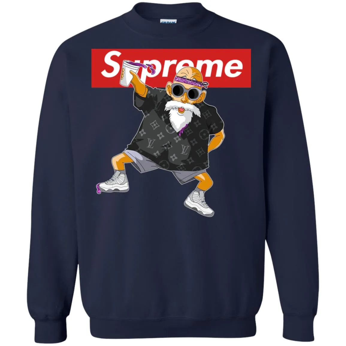 Supreme Kame Sennin Turtle Crewneck Pullover Sweatshirt