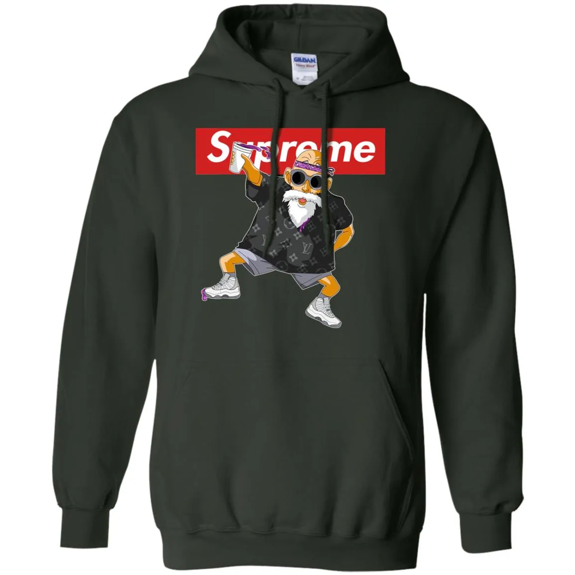 Supreme Kame Sennin Turtle Pullover Hoodie Sweatshirt