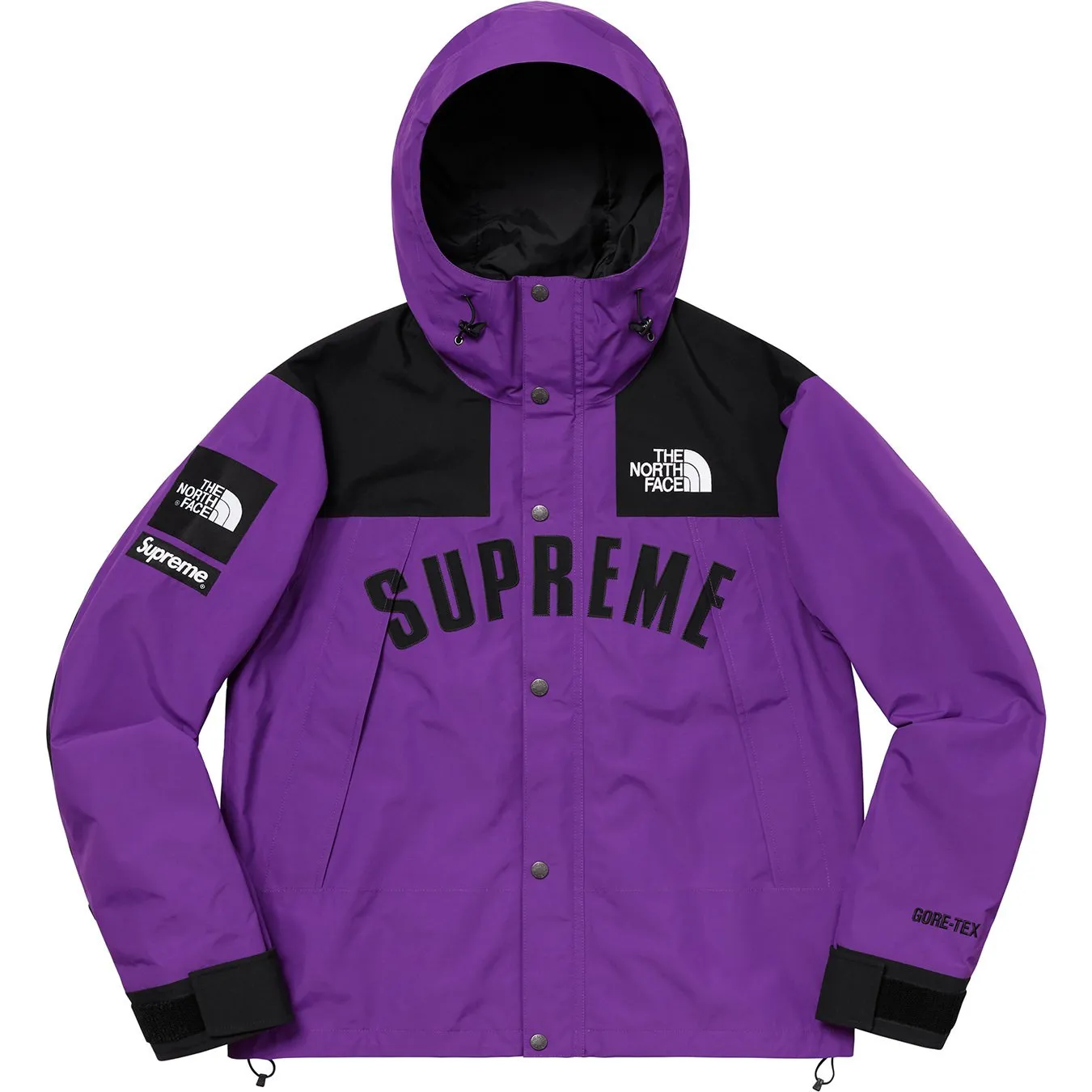 Supreme The North Face Arc Logo Mountain Parka Purple (Size L)