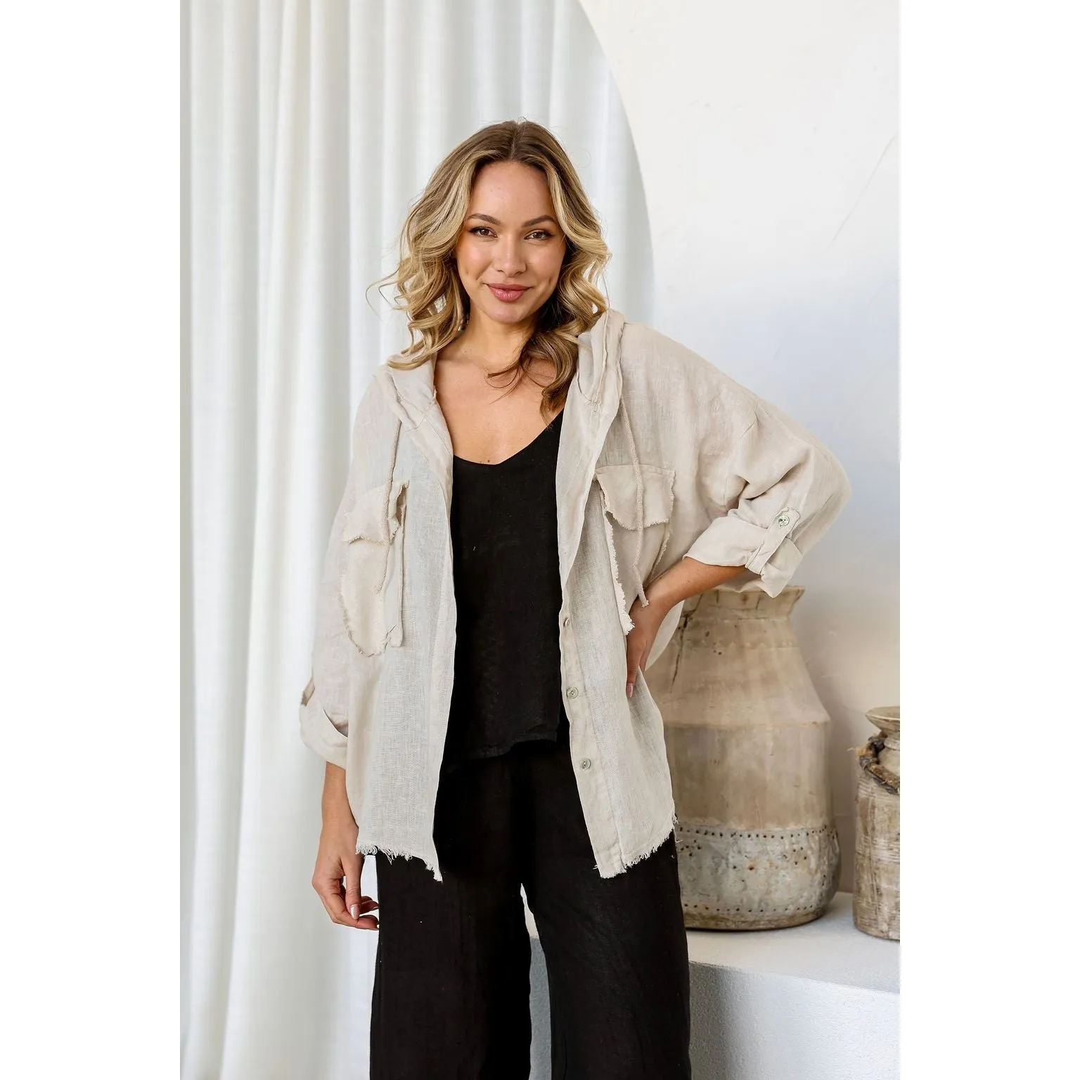 Tasca Linen Jacket