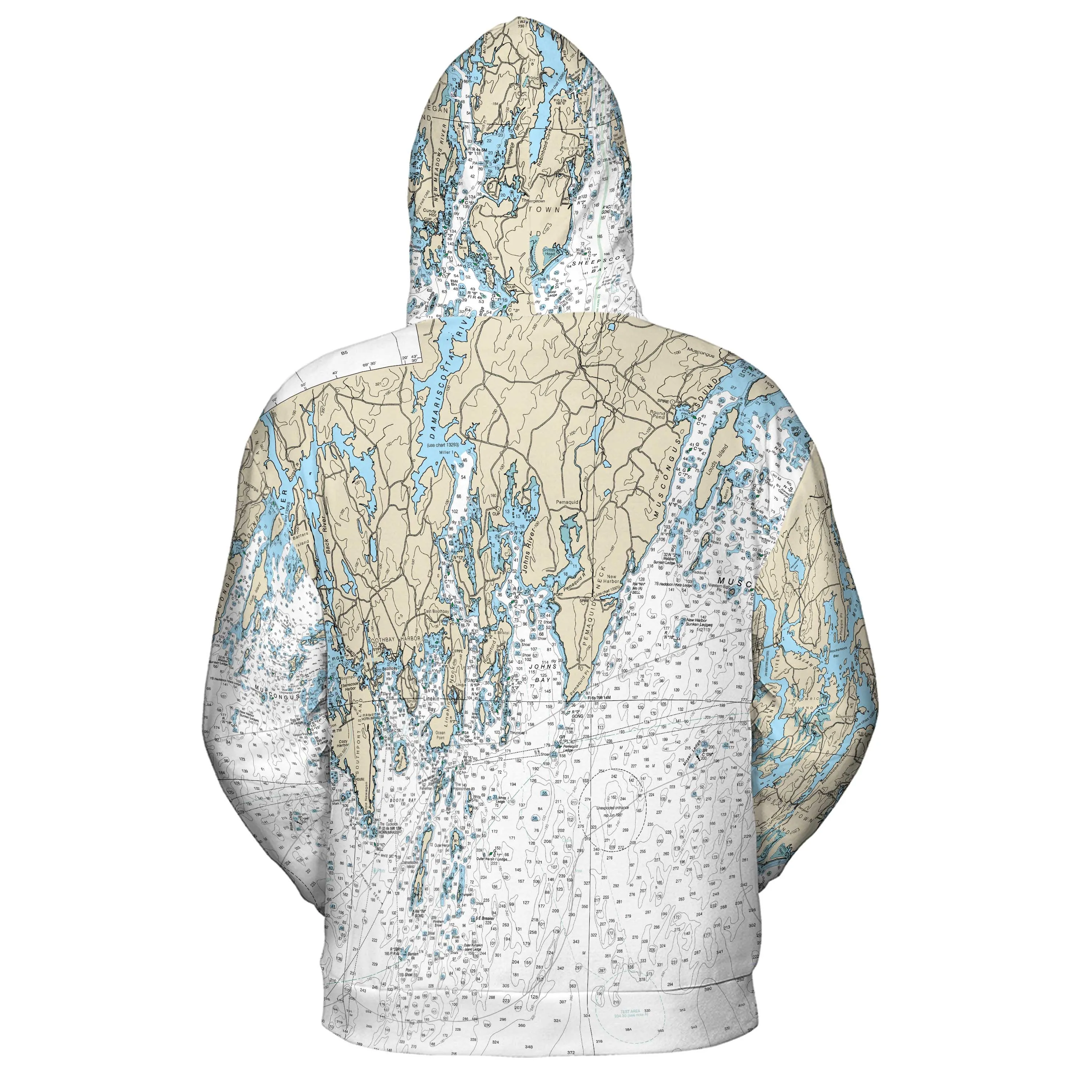 The Phippsburg and Kennebec River Lightweight Hoodie Sweatshirt