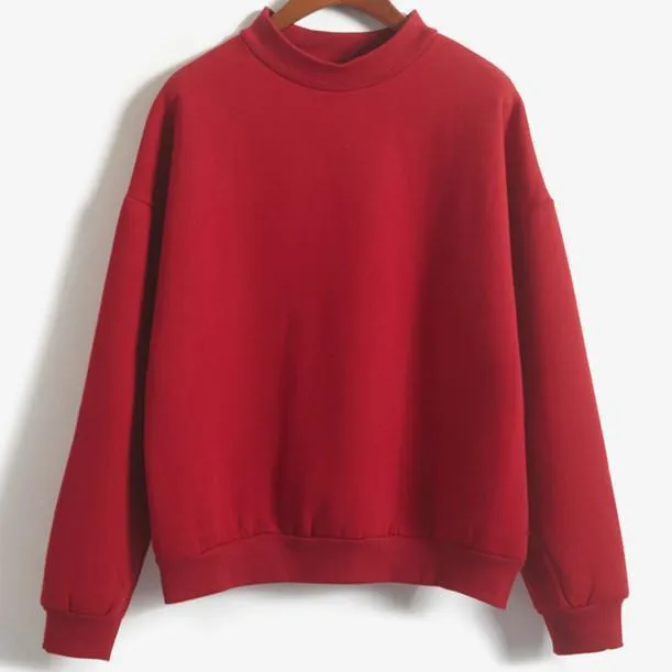 Thickening Warm Turtleneck Sweatshirt