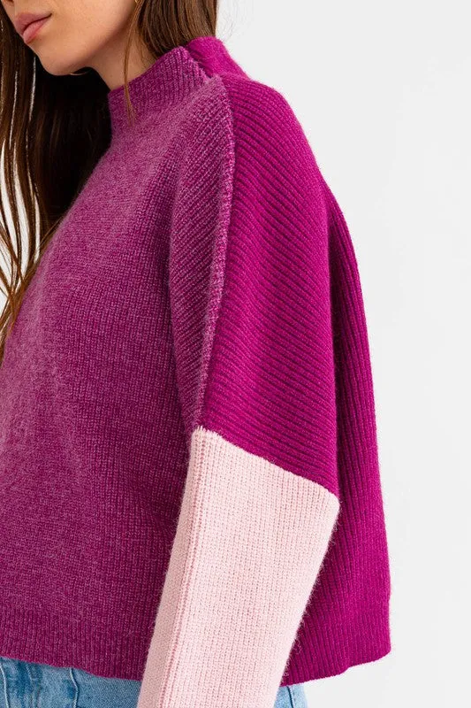 Thompson Color Block Oversized Sweater