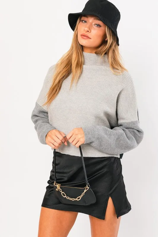 Thompson Color Block Oversized Sweater