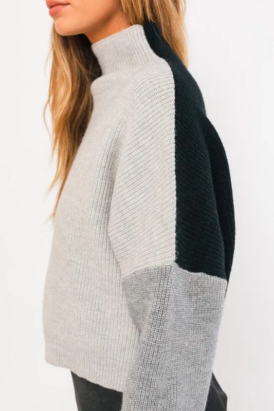 Thompson Color Block Oversized Sweater