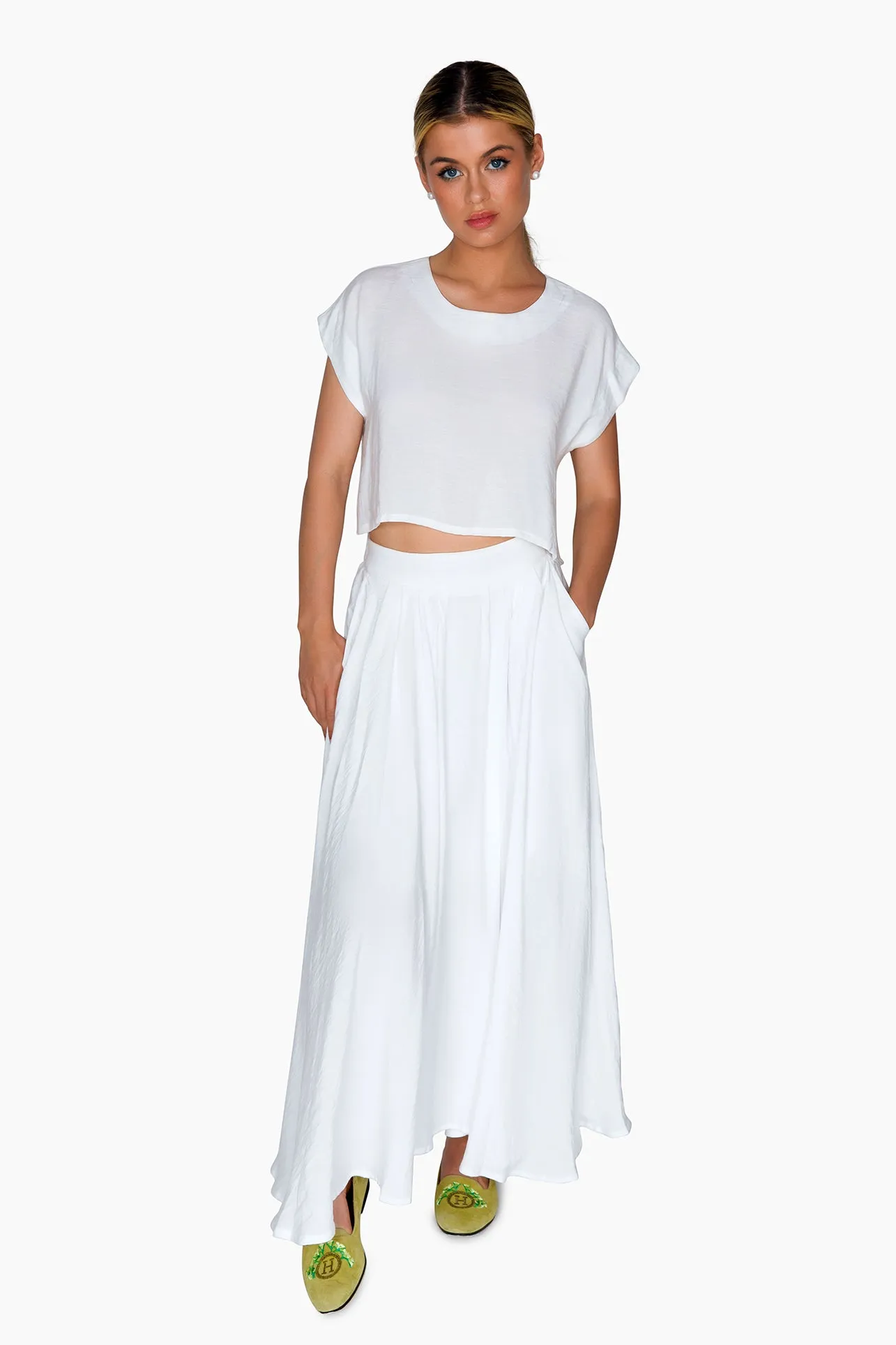 Timeless Crop Top & Maxi Skirt Set