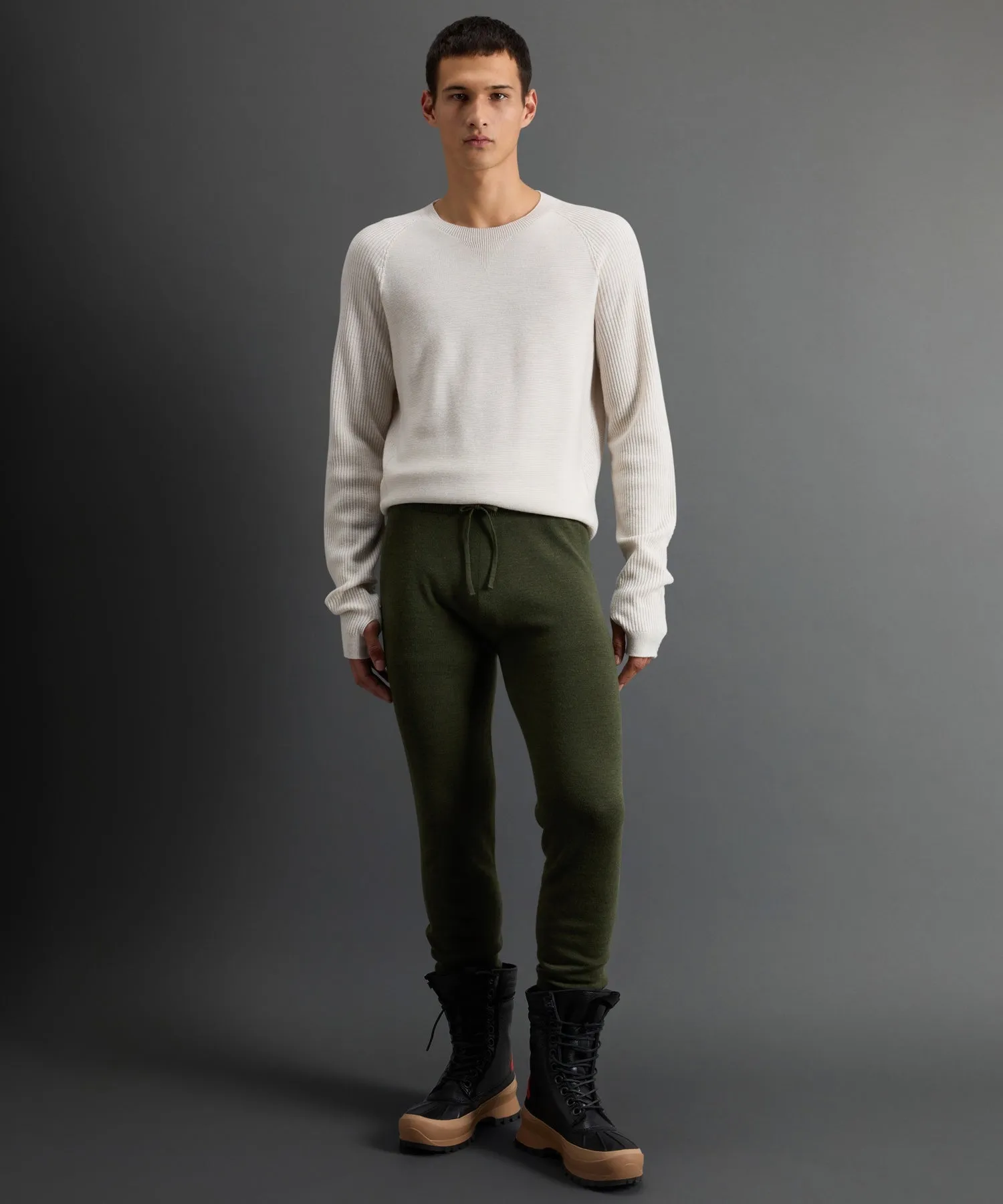 Todd Snyder X Woolrich Technical Merino Long Johns in Olive