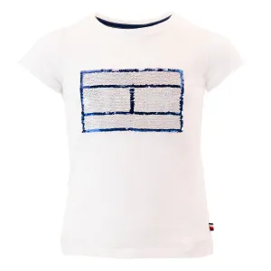 Tommy Hilfiger Girls' 85 Sequin T-Shirt