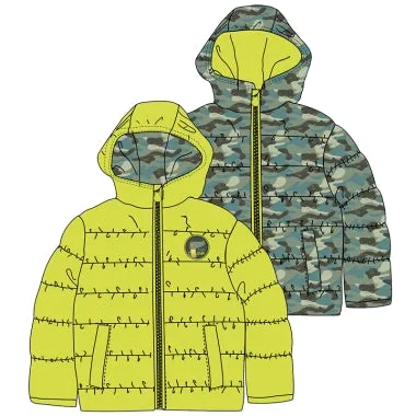 tuctuc parka boys omkeerbaar wildness 116